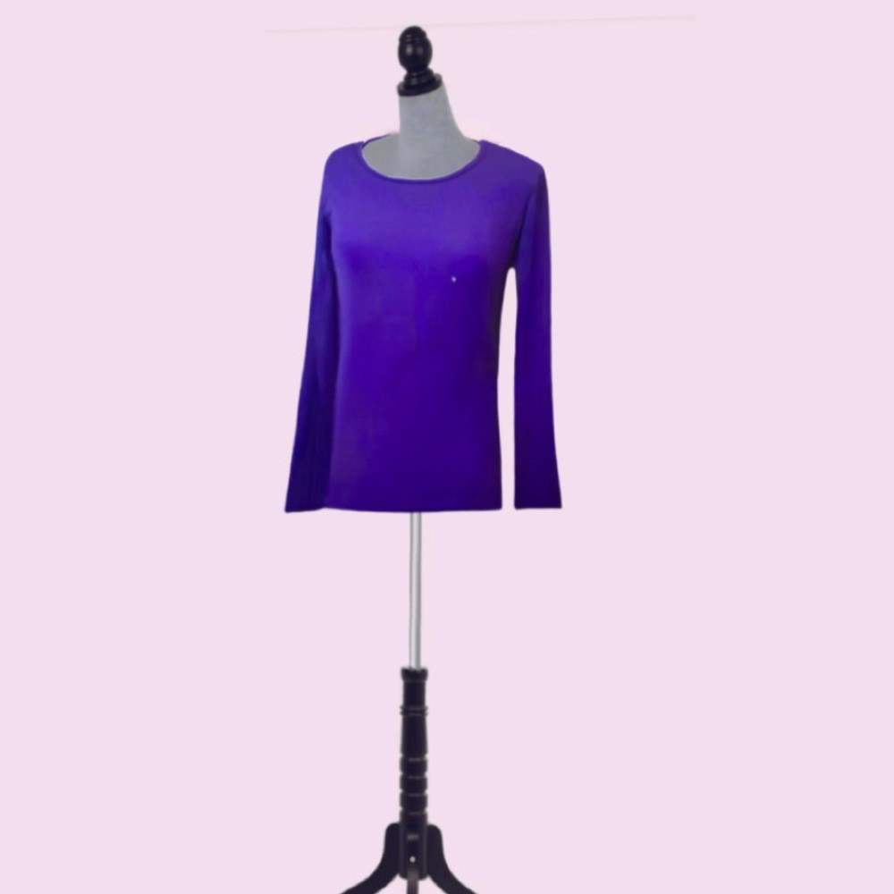 ALICE OF CALIFORNIA Vintage Purple Long Sleeve Top
Size Small 1960’s